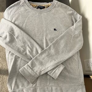 Gray Burberry Sweatshirt